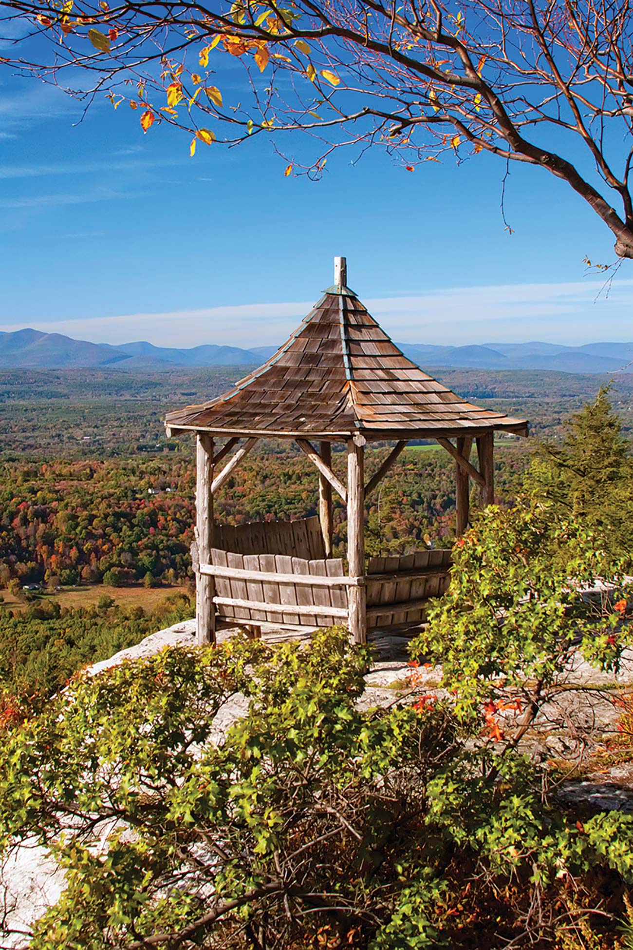 gazebo overlooking the Hudson Valley See the New Yorks deciduous - photo 13