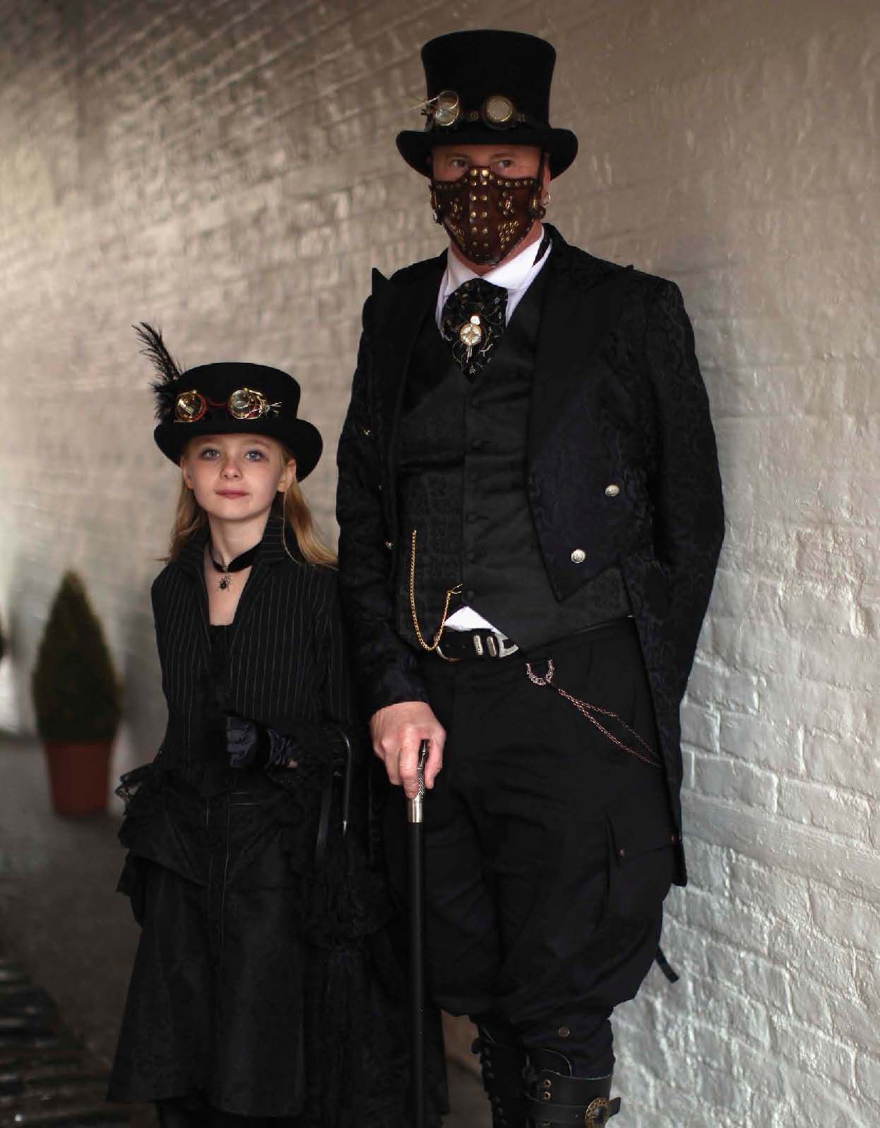 Steampunk often takes something from history such as clothing and combines it - photo 3