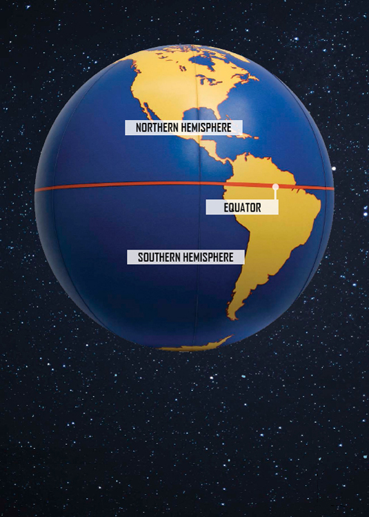 MAKE THE GRADE The equator is the imaginary line that circles Earth dividing - photo 10