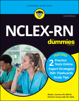 Patrick R. Coonan NCLEX-RN For Dummies with Online Practice Tests