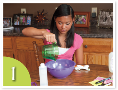 Measure the glycerin and powdered drink mix Pour into the soap mixture and - photo 8