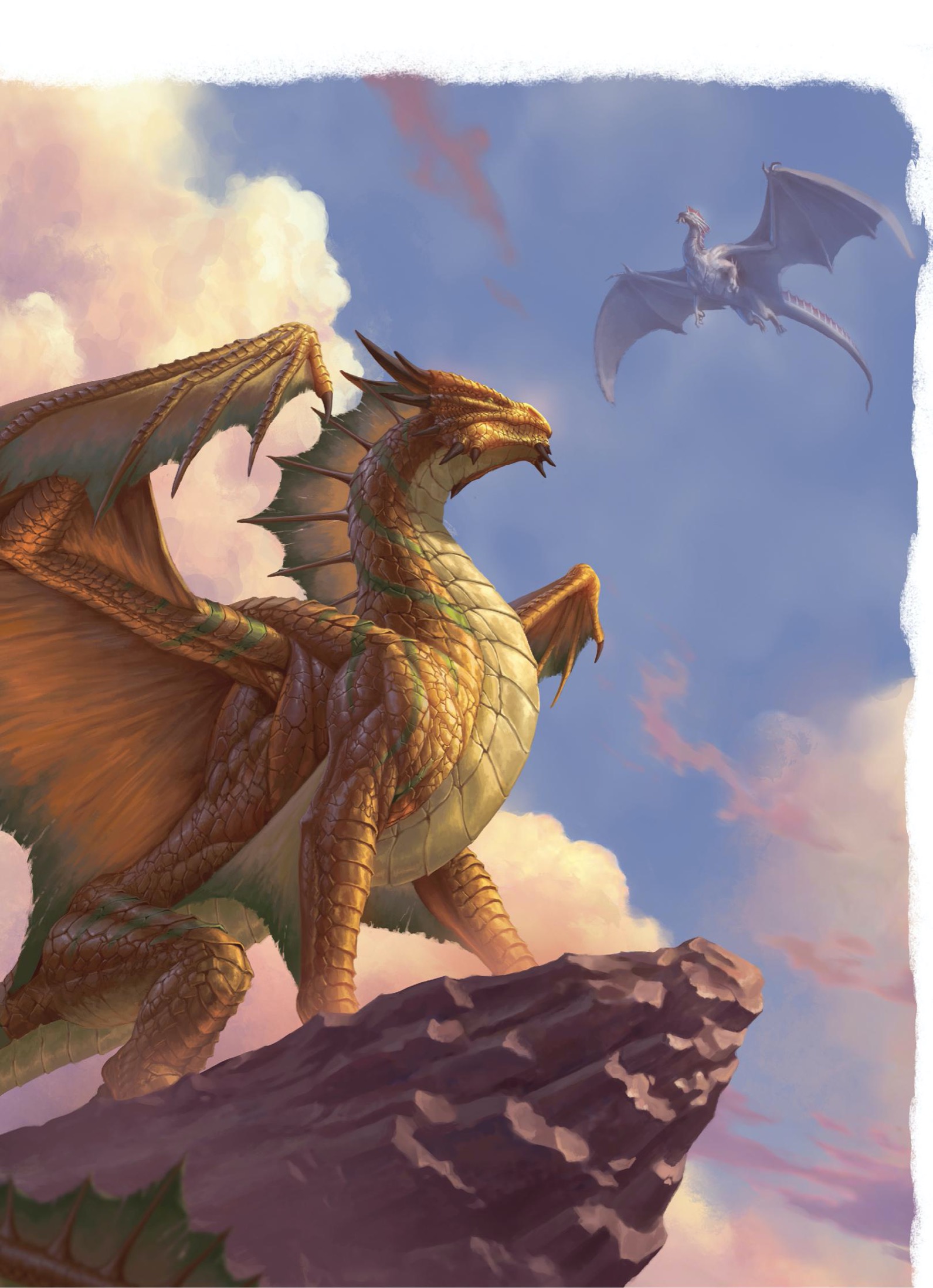 Metallic dragons have metal traces in their scales that give their bodies a - photo 9