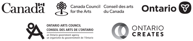 We acknowledge the support of the Canada Council for the Arts and the Ontario - photo 4