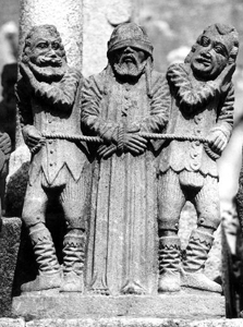 The mocking of Christ from a sixteenth-century Calvary in Brittany in France - photo 5