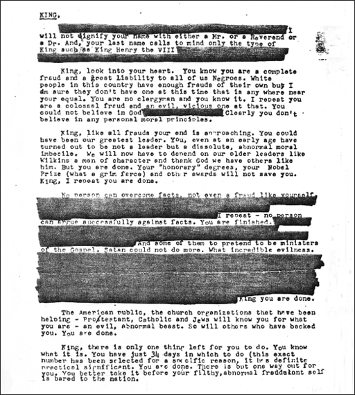 The FBI released this letter twice selecting different words and sentences to - photo 6