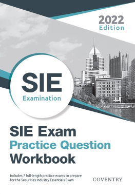 Coventry House Publishing - SIE Exam Practice Question Workbook: Seven Full-Length Practice Exams (2022 Edition)