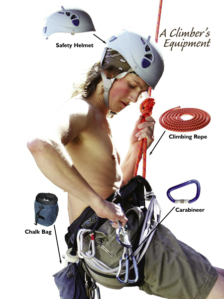 Many climbers use a technical climbing called top-roping It is a relatively - photo 10