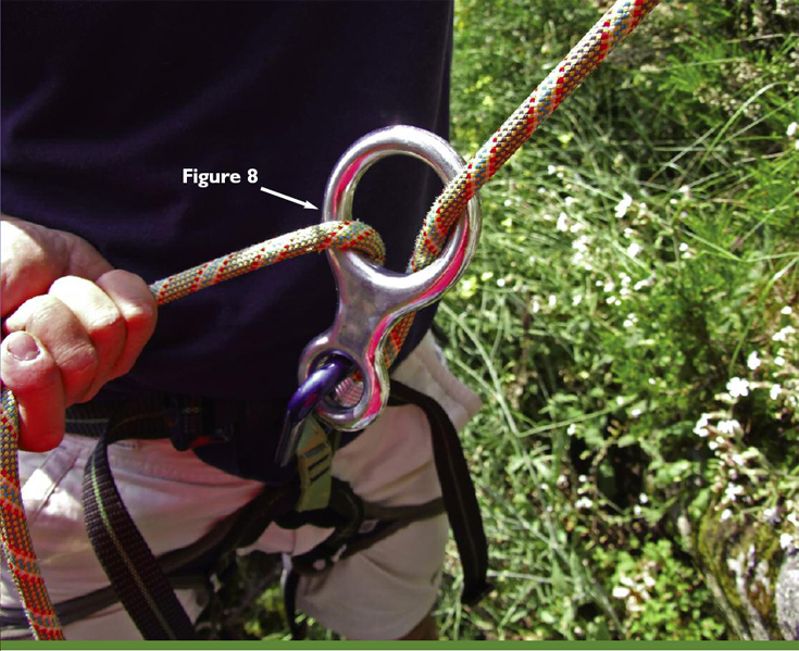 Belaying devices create friction when the rope is threaded through them The - photo 12