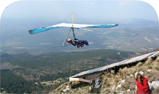 A glider pilot needs to be aware of wind speed and lift changes during a foot - photo 10