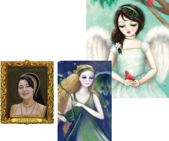 Details from the Angel Series Corel Painter I have focused on portraits in - photo 6