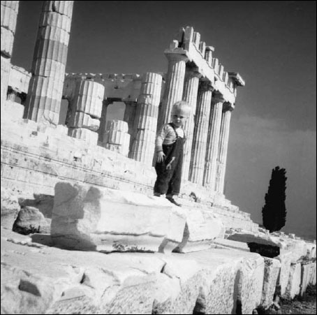 Zerky at the Acropolis in Greece Zerky throwing rocks at the Black Sea - photo 10