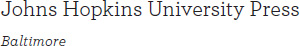 2018 Johns Hopkins University Press All rights reserved Published 2018 Printed - photo 1