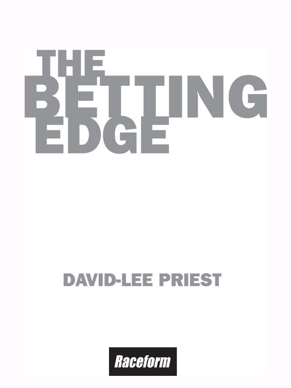 About the author In his fourth book on betting and horse racing Dr David-Lee - photo 2