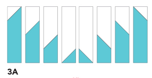 Sew the 4 strips together to make one quadrant of the block Repeat with the 3 - photo 15