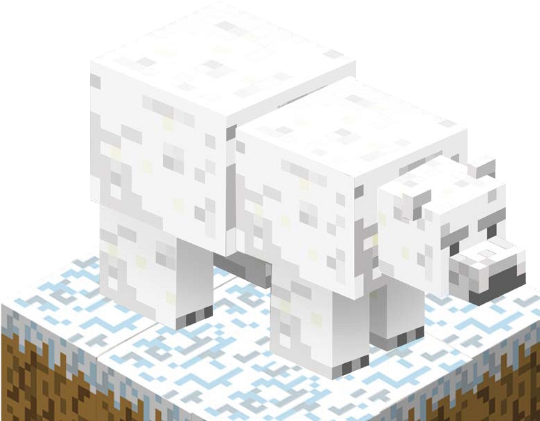 polar bear MINECRAFT MANIS You cant feel temperature in Minecraft biomes - photo 4