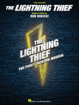 Rob Rokicki The Lightning Thief Songbook: The Percy Jackson Musical--Vocal Selections