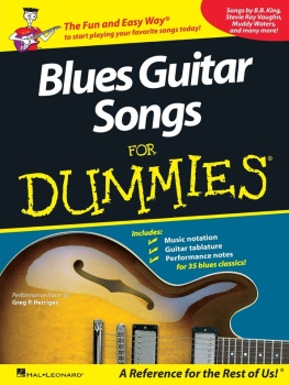 Greg Herriges - Blues Guitar Songs for Dummies (Music Instruction)