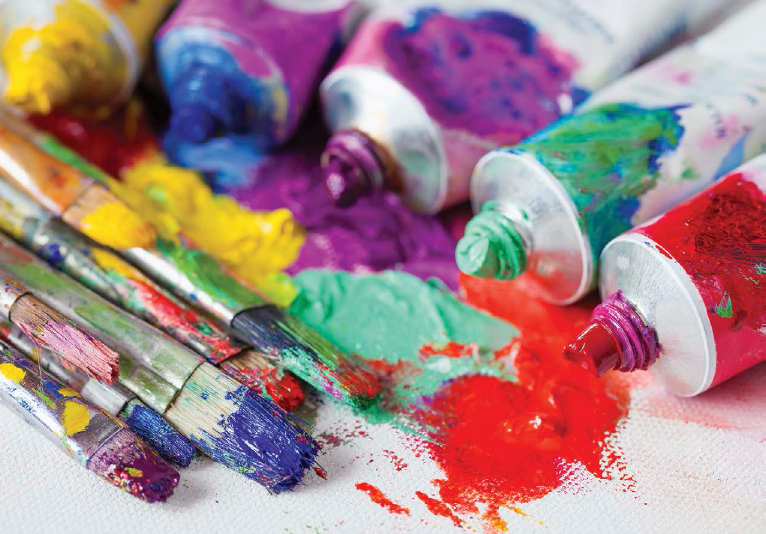 To see how colors will look together choose your favorite vibrant paints and - photo 4