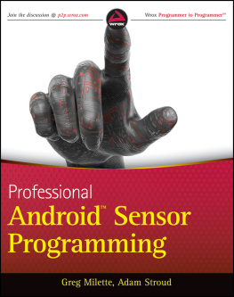 Greg Milette Professional Android Sensor Programming