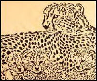 Cheetahs Jaguar Intarsia and Segmentation Rooster - photo 24