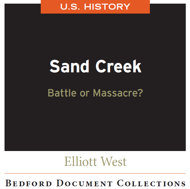 The front cover reads US HISTORY The title of the book is Sand Creek - photo 1