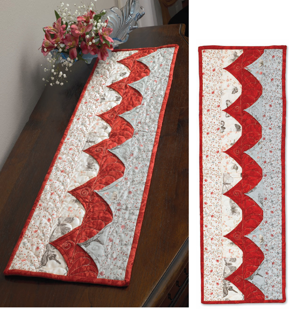 Zig-Zag Table Runner pieced by Donna MJ Kinsey quilted by Sue Needle Pick two - photo 11