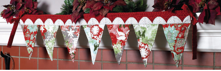 Holiday Banner pieced quilted by Donna Arends Hansen Heres a fresh idea for - photo 13