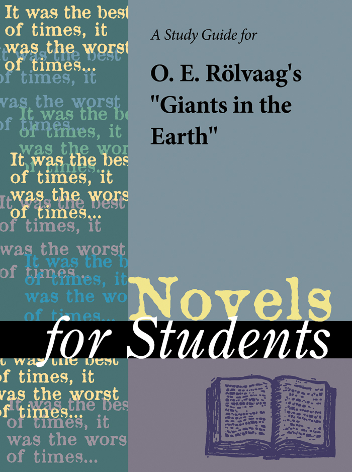 Novels for Students Volume 5 Copyright Notice Since this page cannot legibly - photo 1