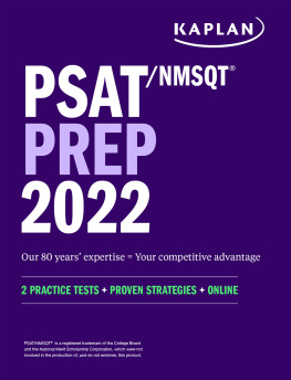 Kaplan Test Prep - PSAT/NMSQT Prep 2022: 2 Practice Tests + Proven Strategies + Online