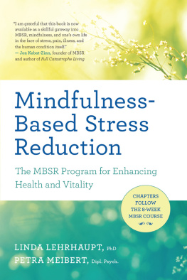 Linda Lehrhaupt - Mindfulness-Based Stress Reduction: The Mbsr Program for Enhancing Health and Vitality