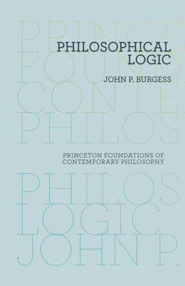 John P. Burgess - Philosophical Logic