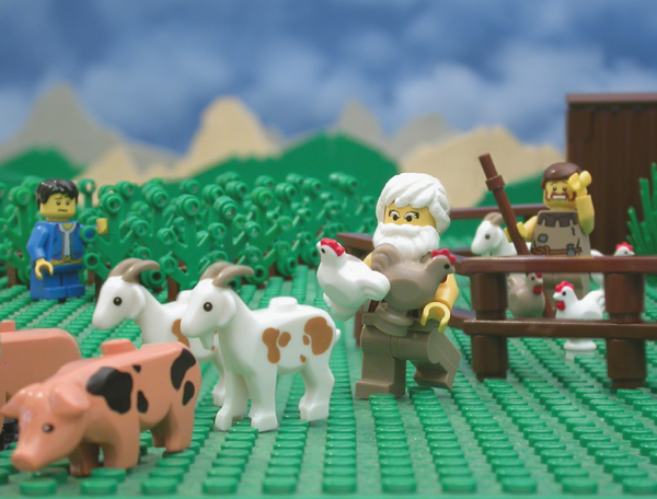 So Noah went out and gathered two of every kind of farm animal And two of - photo 9