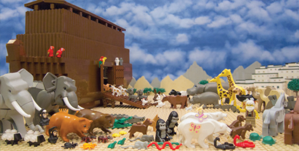 Finally God told Noah to bring his family into the ark with him and God shut - photo 14