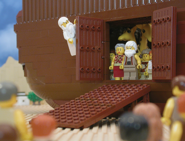 Finally God told Noah to bring his family into the ark with him and God shut - photo 15