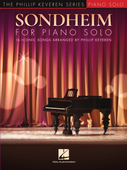 Stephen Sondheim - Sondheim for Piano Solo: Phillip Keveren Series