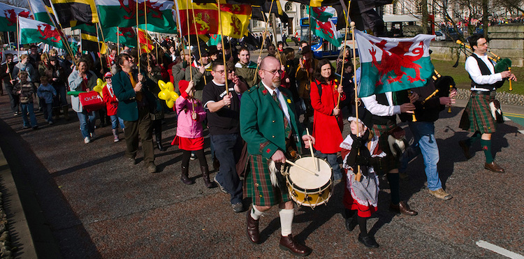 A St Davids Day parade in Cardiff March 17th is St Patricks Day Its a big - photo 5