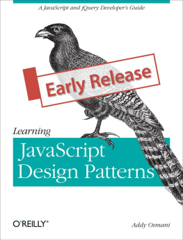 Addy Osmani - Learning JavaScript Design Patterns