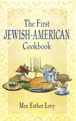Esther Levy The First Jewish-American Cookbook