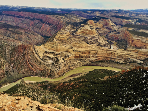 The Yampa and Green Rivers meet behind Steamboat Rock in Echo Park Renowned - photo 1