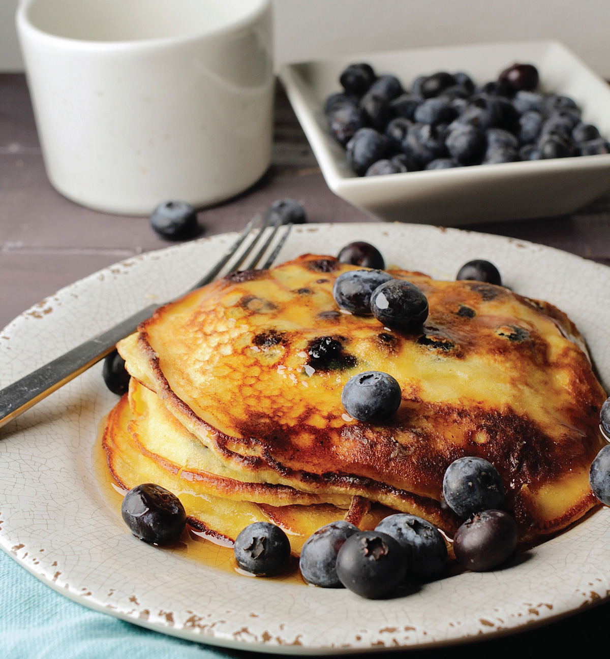 Fluffy Homemade from the Box Pancakes Valerie Drobel Carlisle PA Makes 4 - photo 12