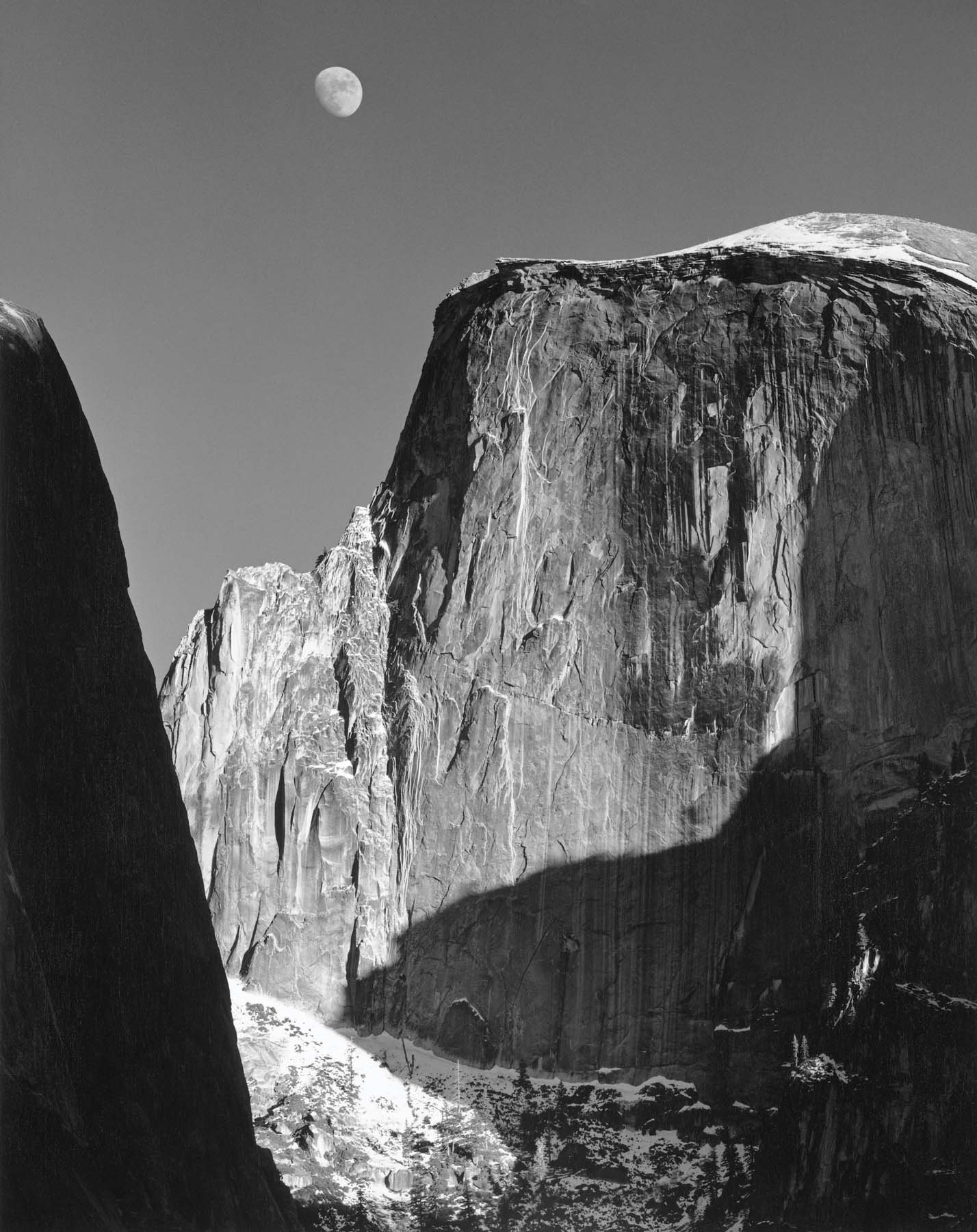 MOON AND HALF DOME 1960 SEP Y OSEMITES HALF DOME was glowing in - photo 4
