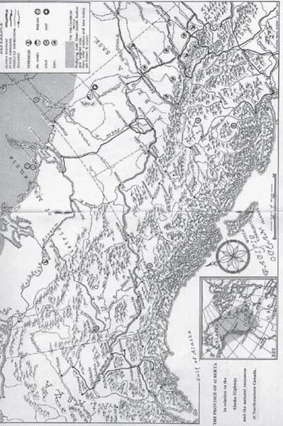 The map was printed by the Alberta Travel Bureau in 1943 Acknowledgments - photo 3
