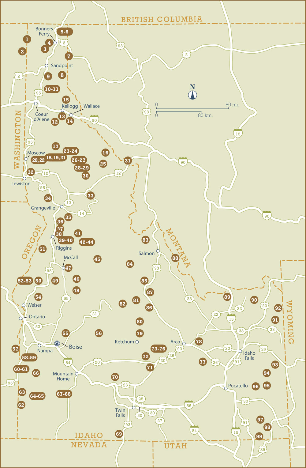 ROCKHOUNDING Idaho Help Us Keep This Guide Up to Date Every effort has - photo 3