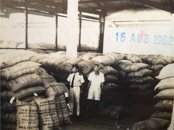 My wealthy paternal grandpa in 1962 at his warehouse He had security guards - photo 6