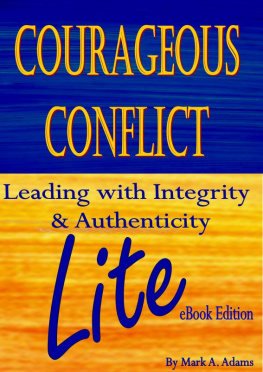 Mark A. Adams - Courageous Conflict Lite