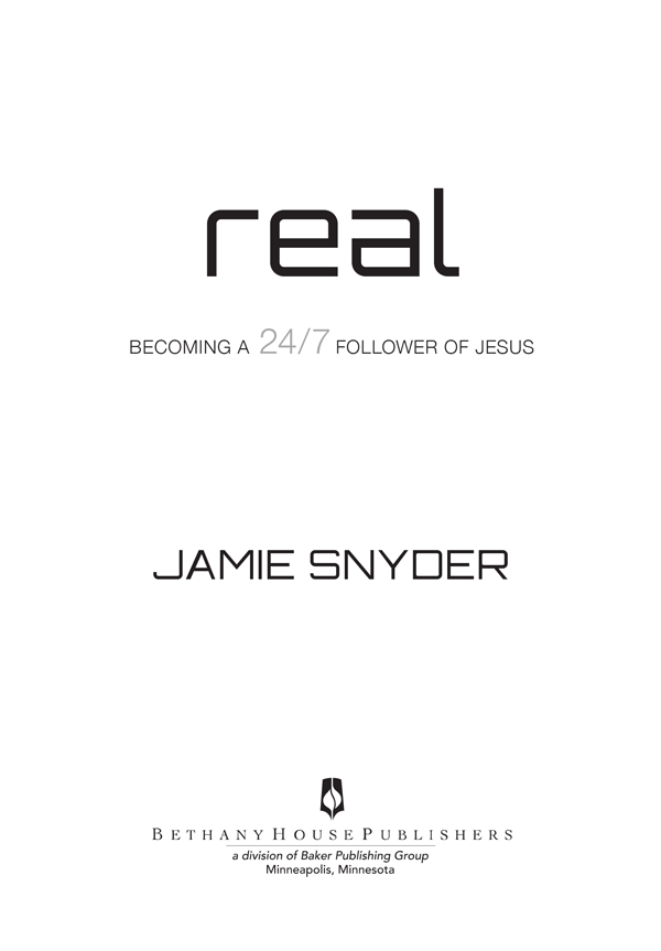 2013 by Jamie Snyder Published by Bethany House Publishers 11400 Hampshire - photo 1