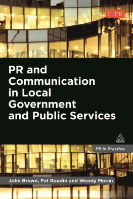 John Brown - PR and Communication in Local Government and Public Services