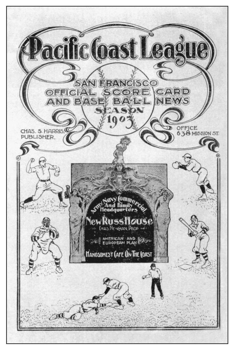 Pictured here is the opening-day game program March 26 1903 from Recreation - photo 4