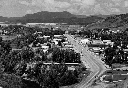 Postcard showing Steamboat and Old Town Hot Springs Courtesy Jody Condie - photo 3