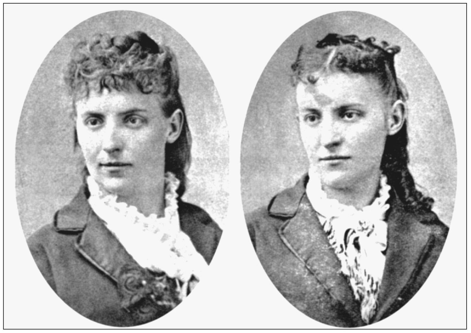 Belle left and Alice Baker were twin daughters of Waterford founder William - photo 5